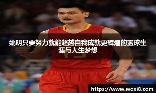 姚明只要努力就能超越自我成就更辉煌的篮球生涯与人生梦想