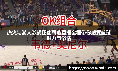 热火与湖人激战正酣雨燕直播全程带你感受篮球魅力与激情